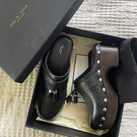 rag & bone Shoes - Rag & Bone Johannes Clog - Leather
